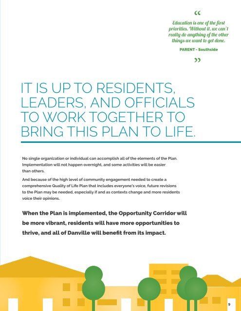 Quality of Life Plan for Opportunity Neighborhoods