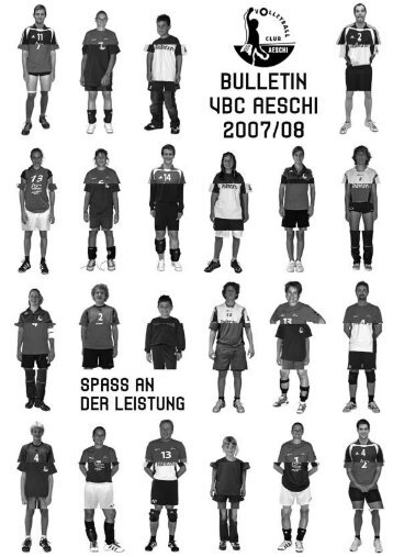 saisonvorschau herren 1 - Volleyballclub Aeschi