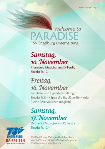 Das Programmheft 2012 - TSV Engelburg