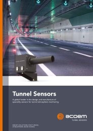 Acoem Tunnel Sensors Solution Snapshot brochure 20200929
