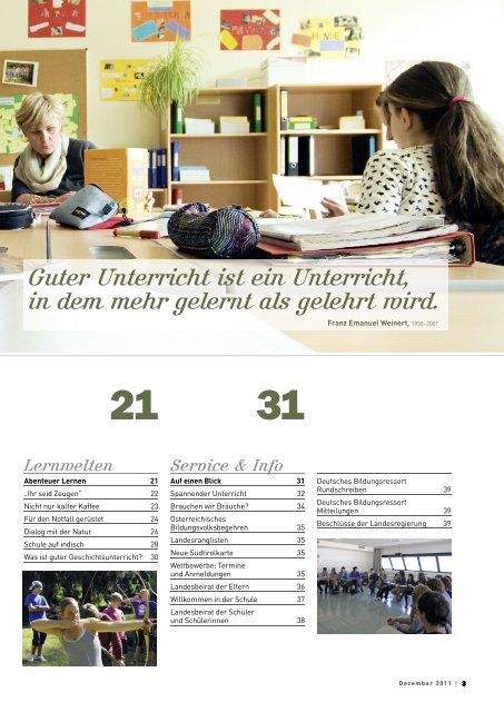 Guter - Kindergarten und Schule in Südtirol