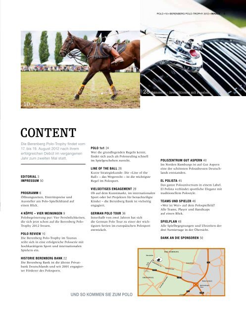 Berenberg Polo-Trophy 2012 (PDF) - Polo+10 Das Polo-Magazin