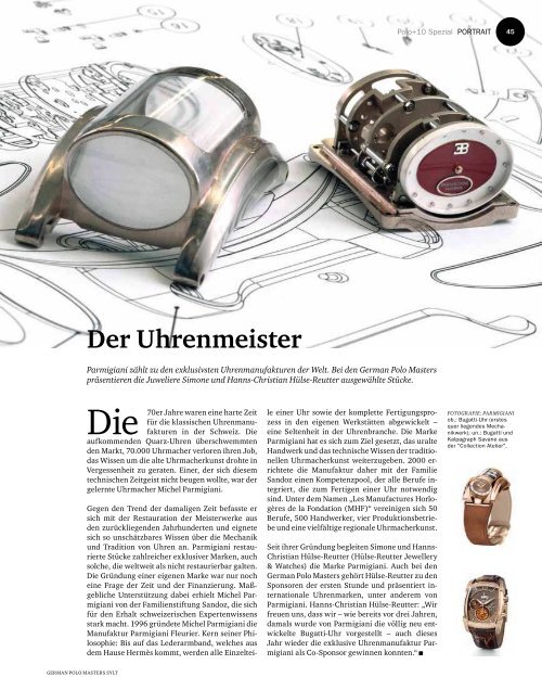 German - Polo+10 Das Polo-Magazin