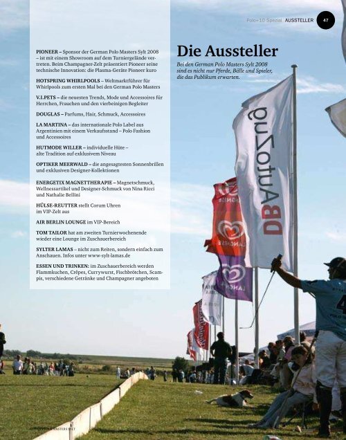 German - Polo+10 Das Polo-Magazin