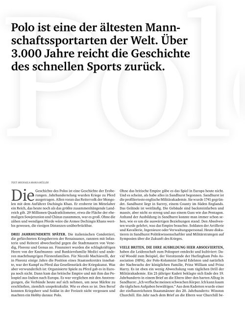 German - Polo+10 Das Polo-Magazin
