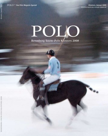 Berenberg Snow-Polo Klosters 2008 - Polo+10 Das Polo-Magazin