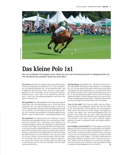 German Polo Open Download - Polo+10 Das Polo-Magazin