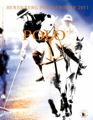 BERENBERG POLO-TROPHY 2011 - Polo+10 Das Polo-Magazin