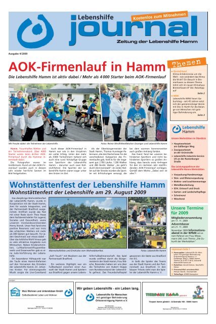 AOK-Firmenlauf in Hamm - Lebenshilfe NRW