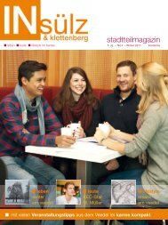 stadtteilmagazin - INsülz & klettenberg