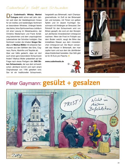 stadtteilmagazin - INsülz & klettenberg