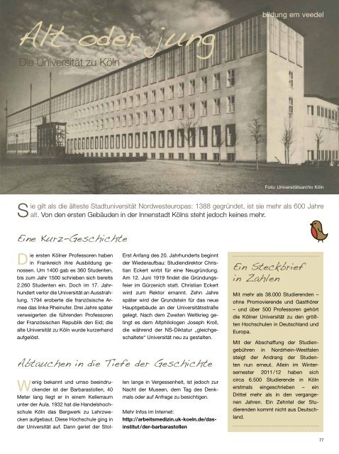 stadtteilmagazin - INsülz & klettenberg