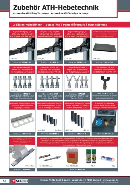 Winkler powered by ATH-Heinl Produktkatalog