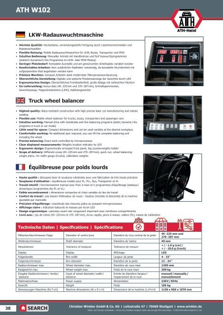 Winkler powered by ATH-Heinl Produktkatalog