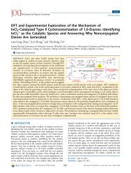 DFT and Experimental Exploration of the Mechanism of InCl3 ...