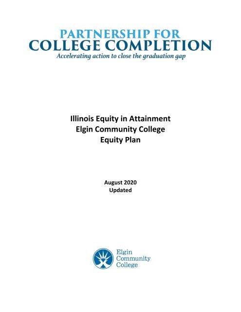 ILEA Equity Plan | Elgin Community College (ECC)