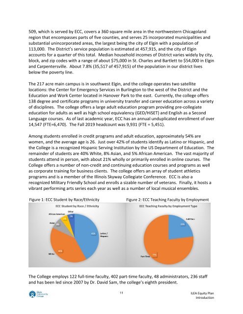 ILEA Equity Plan | Elgin Community College (ECC)