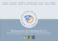 Huber - Restaurator im Handwerk eV
