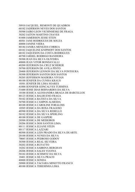 Processo seletivo 2011/2 - VESTIBULAR Campus ... - clicRBS