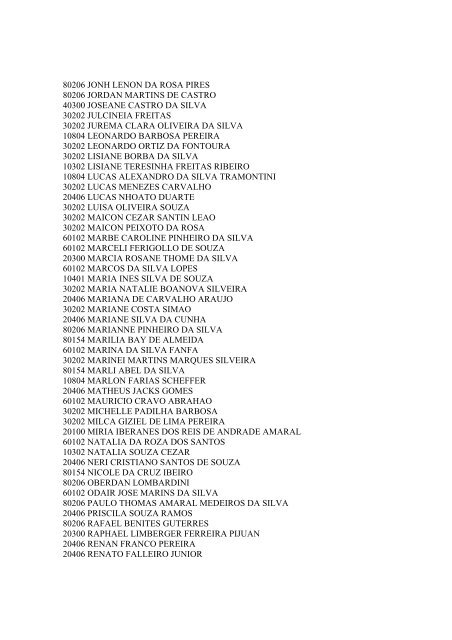 Processo seletivo 2011/2 - VESTIBULAR Campus ... - clicRBS