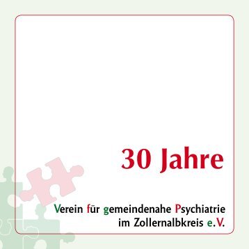 Psychosoziale Hilfen - Vereins für gemeindenahe Psychiatrie