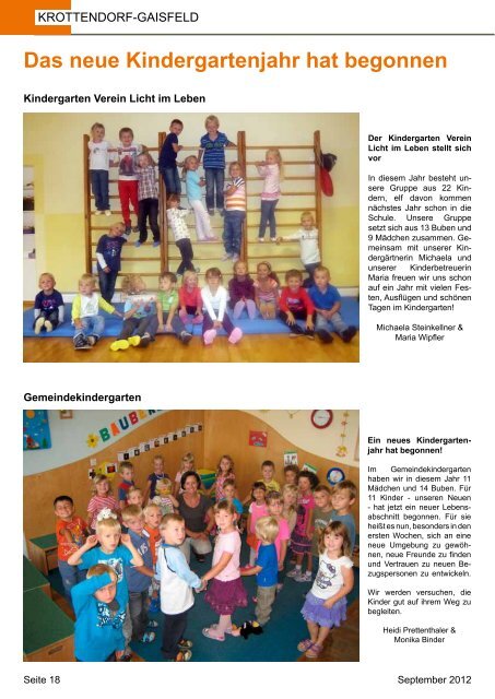 Gemeindezeitung September 2012 - Gemeinde Krottendorf-Gaisfeld