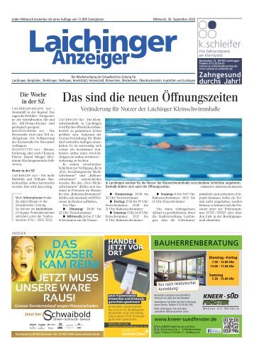 Laichinger Anzeiger 30.09.2020