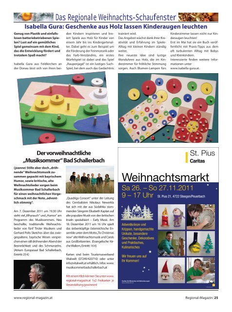 Schöner Advent in der Region - Regional-Magazin