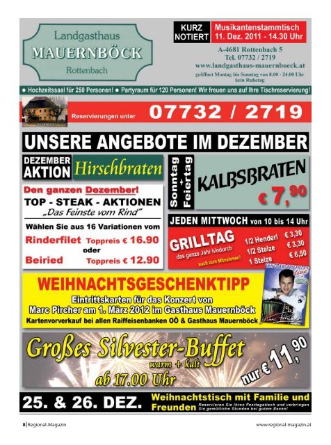 Schöner Advent in der Region - Regional-Magazin