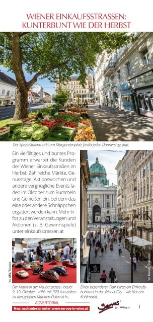 Servus in Wien - Sonderausgabe Oktober 2020