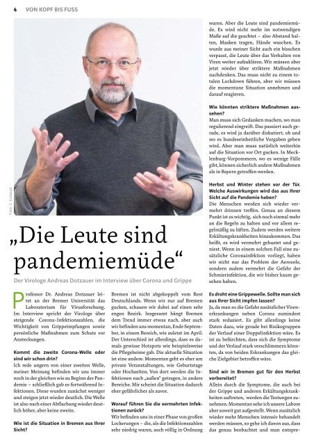 STADTMAGAZIN Bremen Oktober 2020