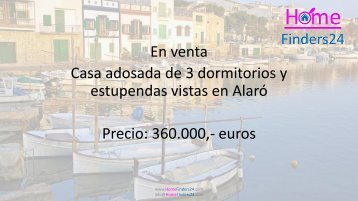 A la venta este adosado de 3 dormitorios en Alaró. (PUE0008)