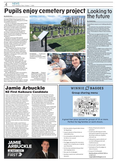 North Canterbury News: October 01, 2020