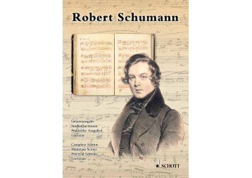 Bestellschein Robert Schumann - Schott Music