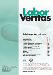 Chemie - Labor Veritas