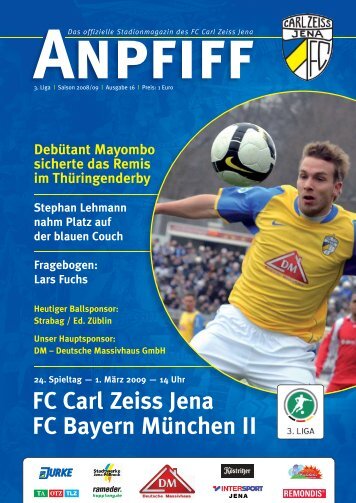 FC Carl Zeiss Jena FC Bayern München II