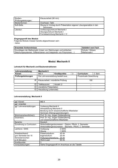 MODULHANDBUCH - Fachschaft Bauingenieurwesen RWTH Aachen