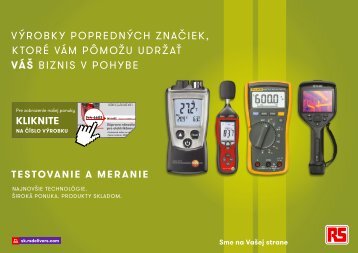 Interaktivny katalog Testovanie meranie RS