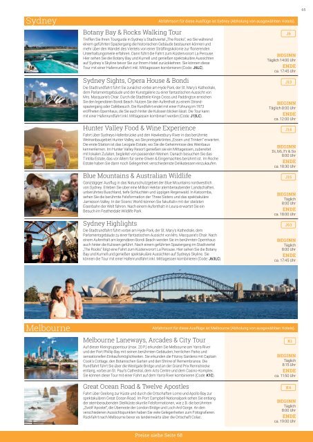 AAT Kings Gruppenreisen & Kurztouren in Australien und Neuseeland 2021/22