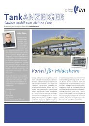 Tank - SVHI - Stadtverkehr für Hildesheim