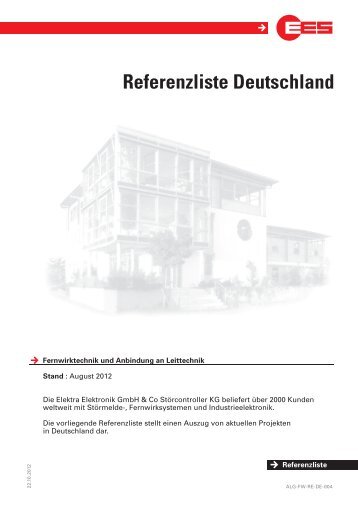 Referenzliste Deutschland - EES