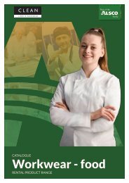 CLEAN Workwear Catalogue - CHEFS and FOOD