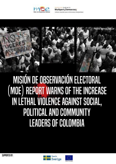 Main findings: Political violence against Colombian leaders