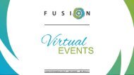 FUSION's Virtual Events Brochure