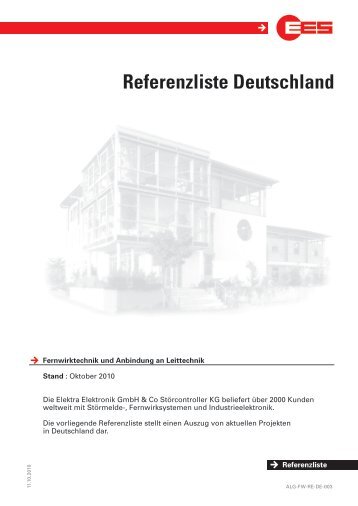 Referenzliste Deutschland