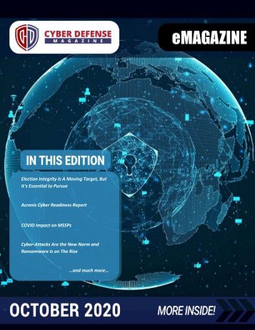 Cyber Defense eMagazine October 2020 Edition