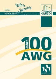 Geschäftsbericht 2006 AWG - AWG Wohnungsbaugenossenschaft ...