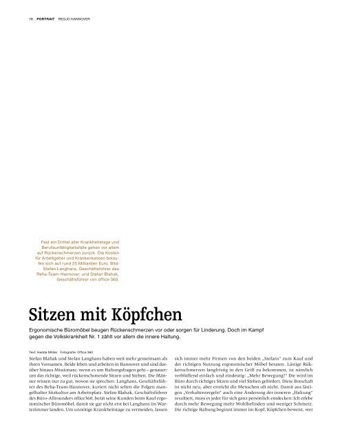 Ausgabe 1/11 Download - RegJo Hannover