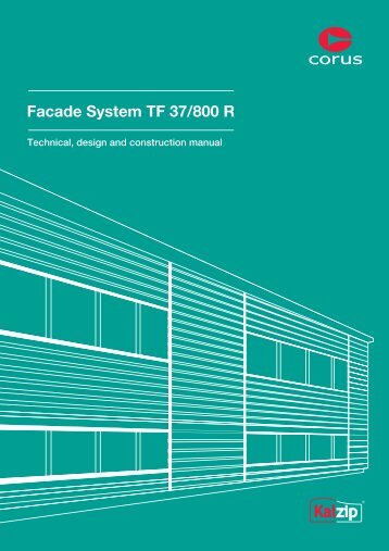 6. Kalzip® Facade System TF 37/800 R