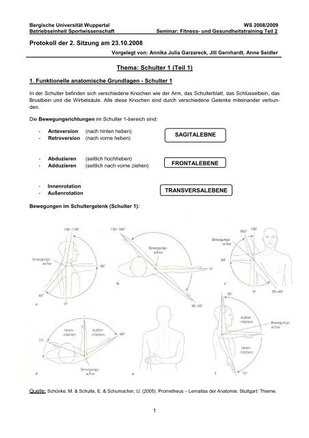 Protokoll Der 2 Sitzung Gr 2